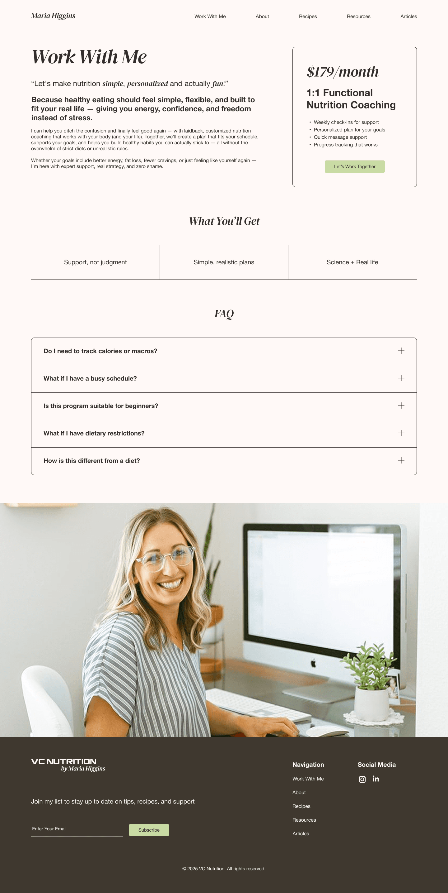 Final mockup 3 — recipe listing.